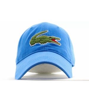 NEW LACOSTE BIG CROC BASEBALL ADJUSTABLE DAD HAT